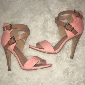 Strappy Open Toe Heels